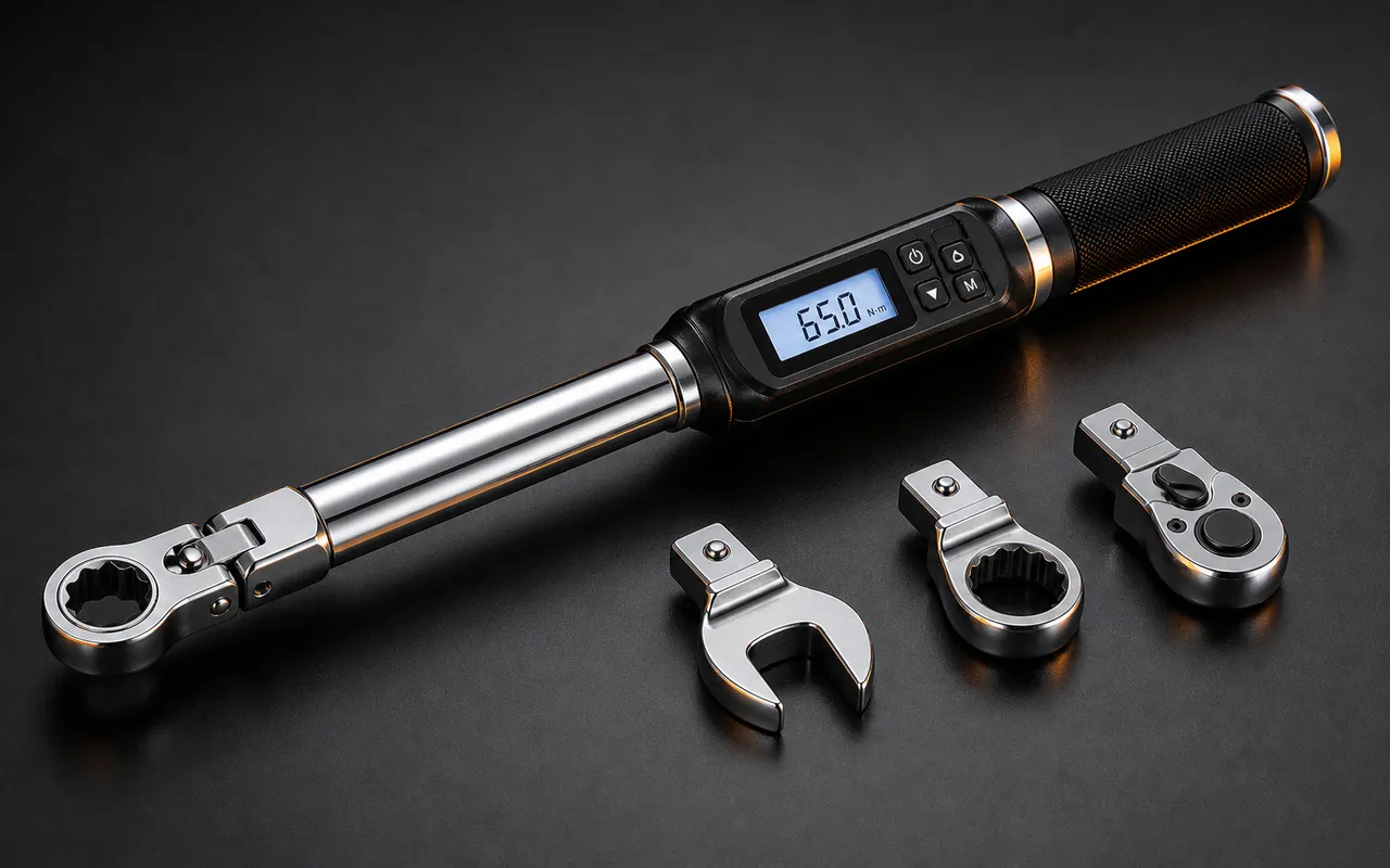 Digital Interchangeable-Head Torque Wrenches torque tools