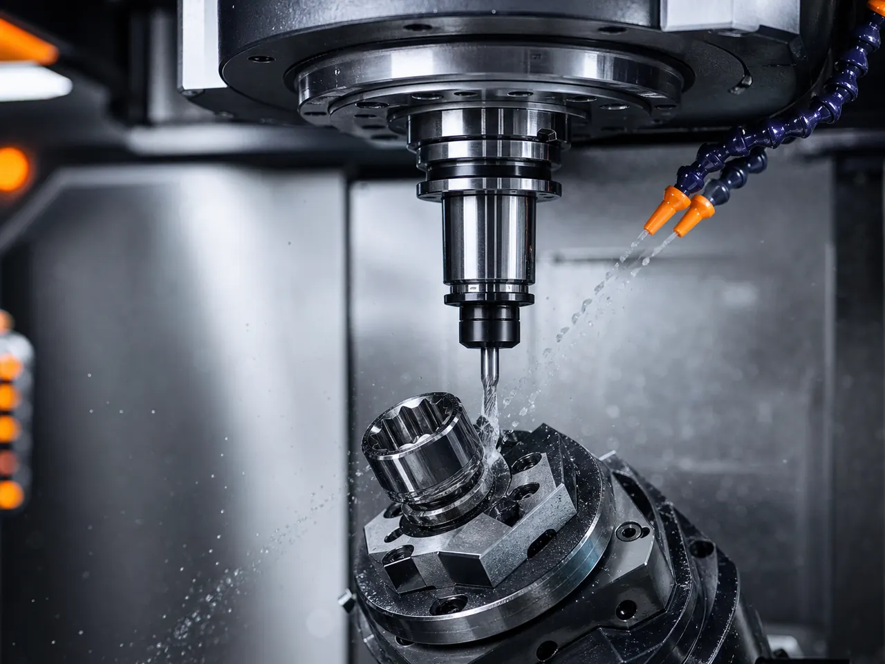 CNC inner-bore machining manufacturing step