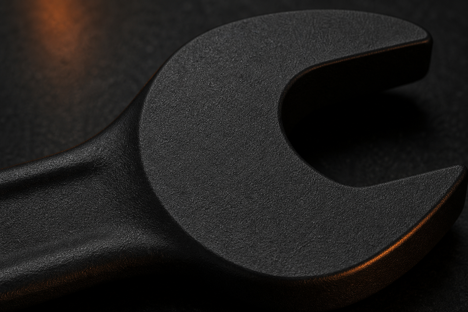 Black phosphating surface finish