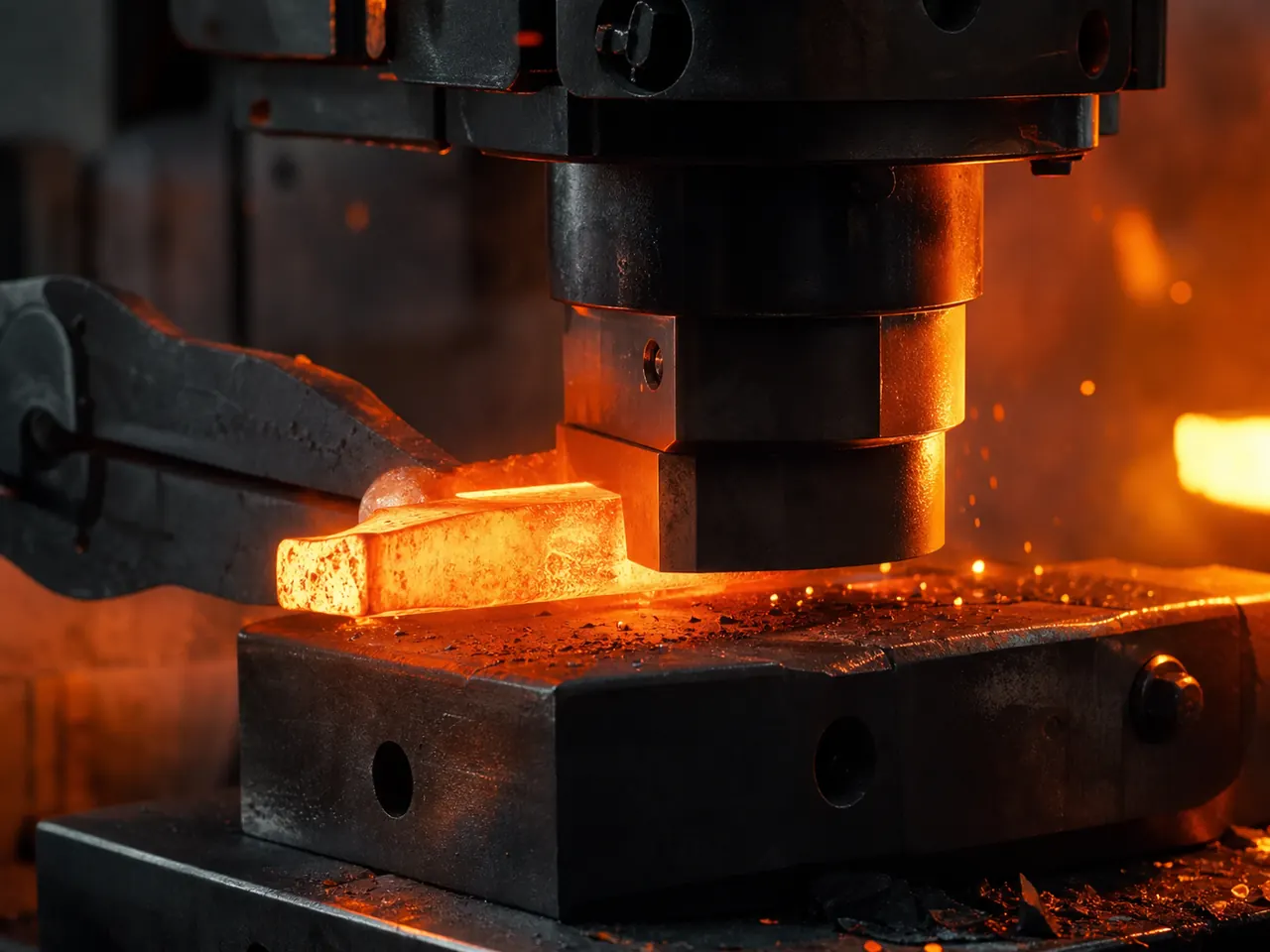 Triangle forging manufacturing step