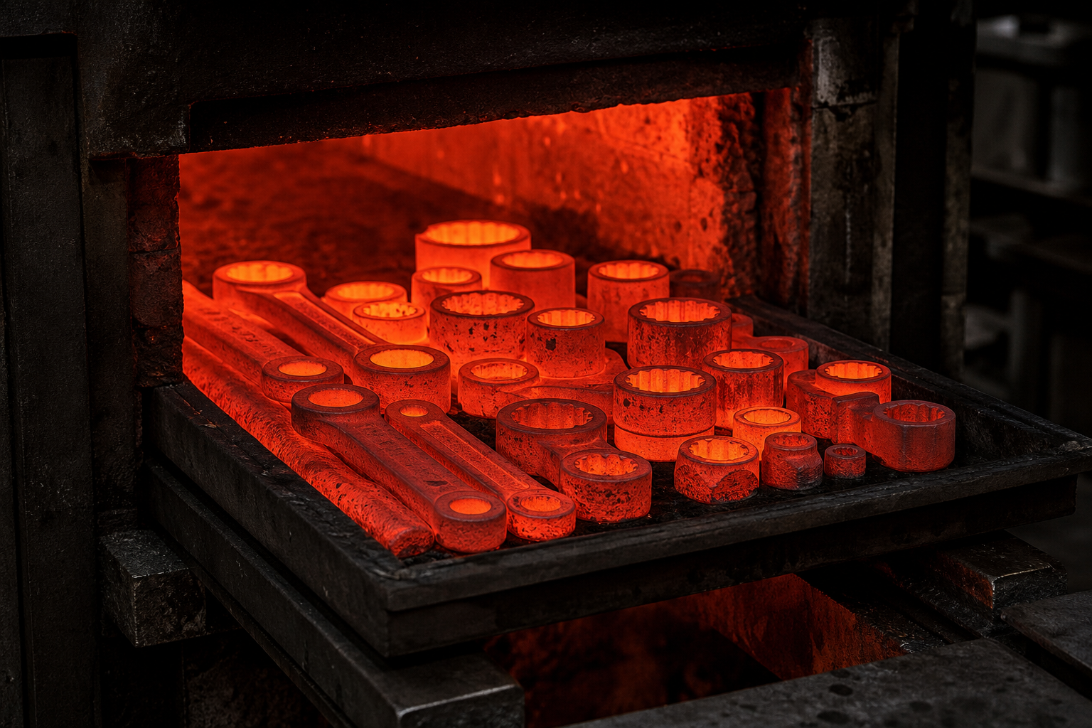 Heat treatment manufacturing step