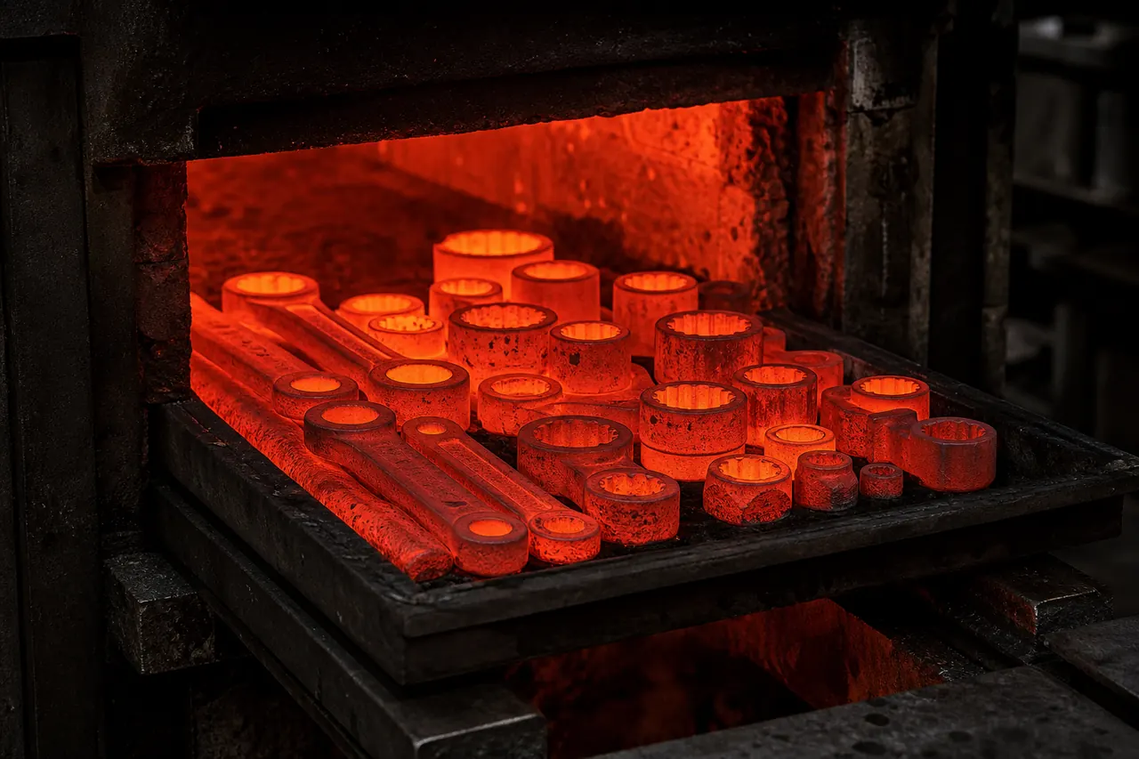 Heat treatment manufacturing step