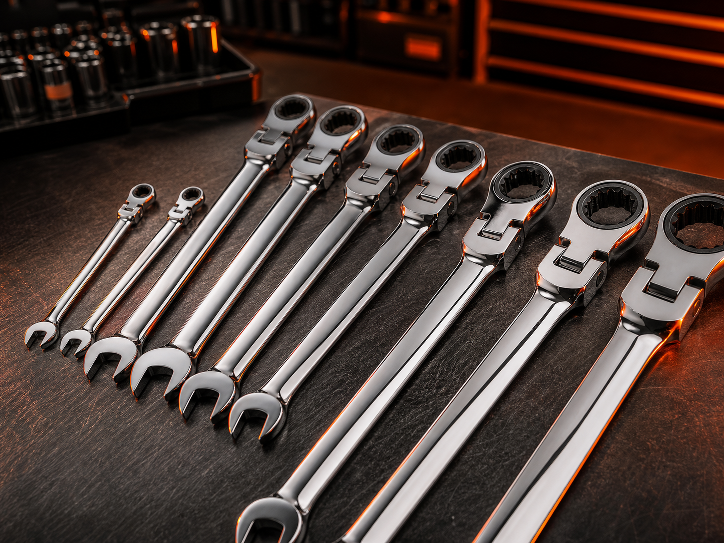 Ratchet wrenches manufacturing image