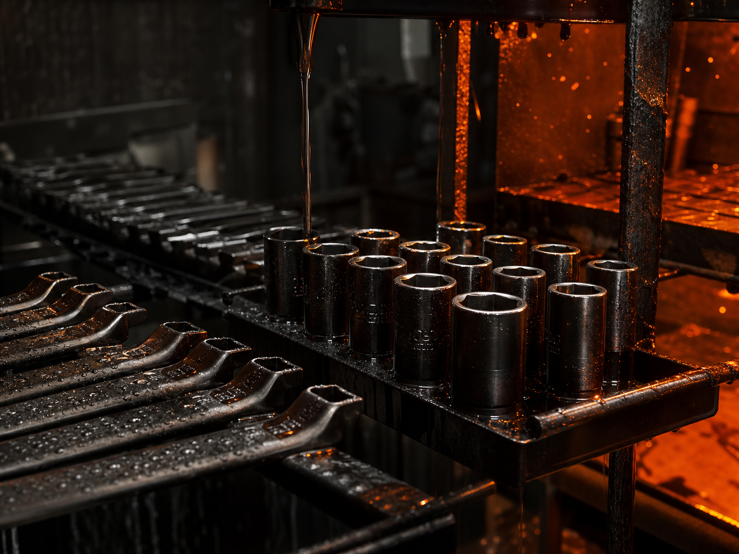 Surface finishing manufacturing step