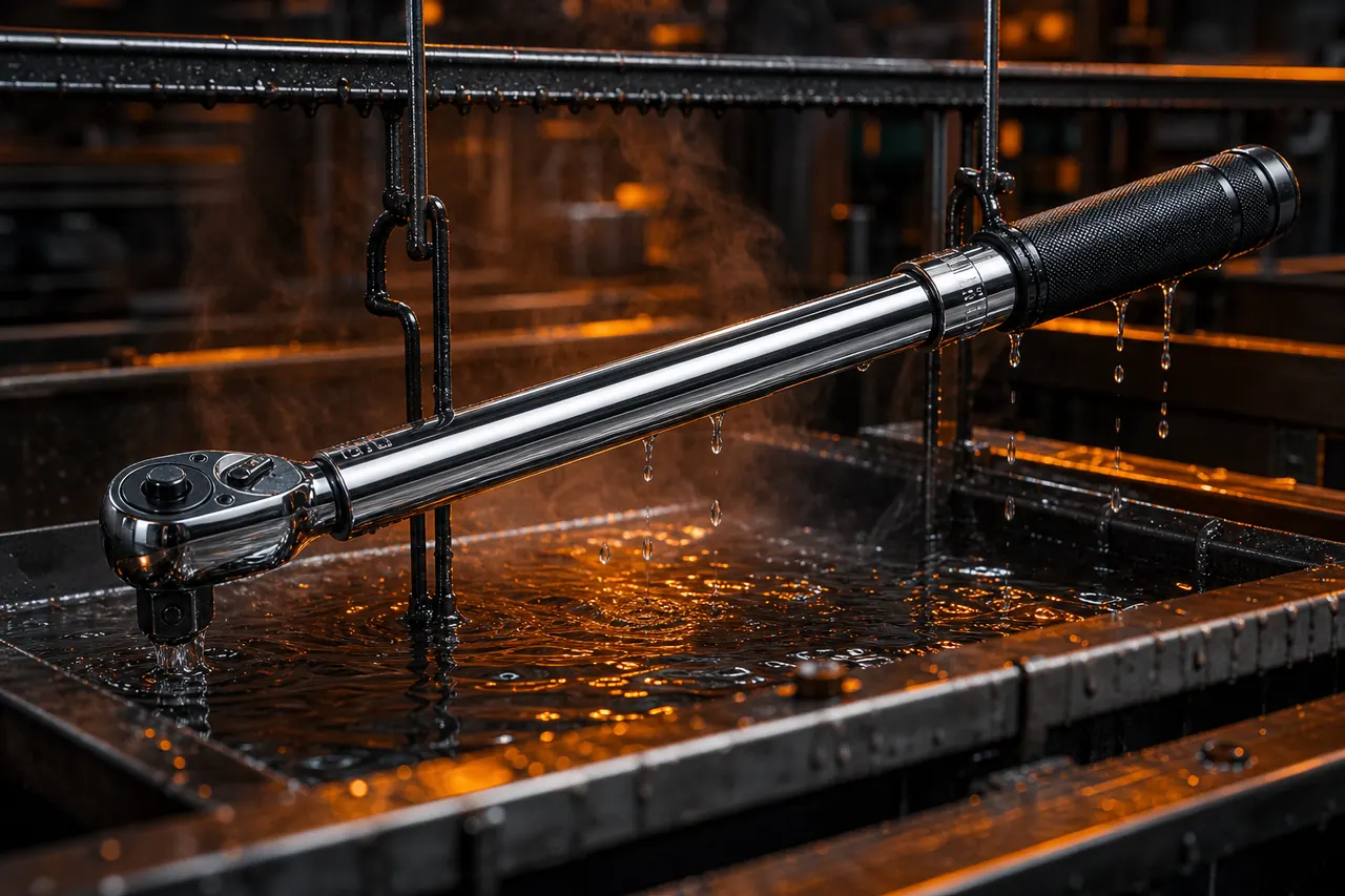 Surface finishing manufacturing step