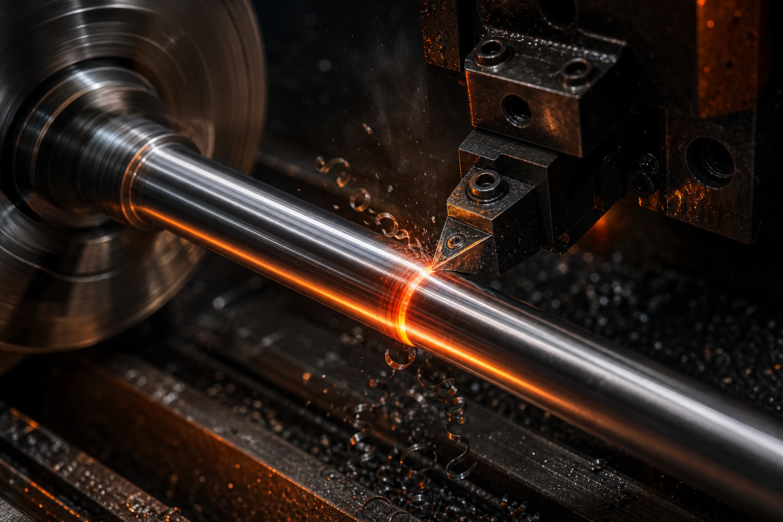 Turning shaft manufacturing step