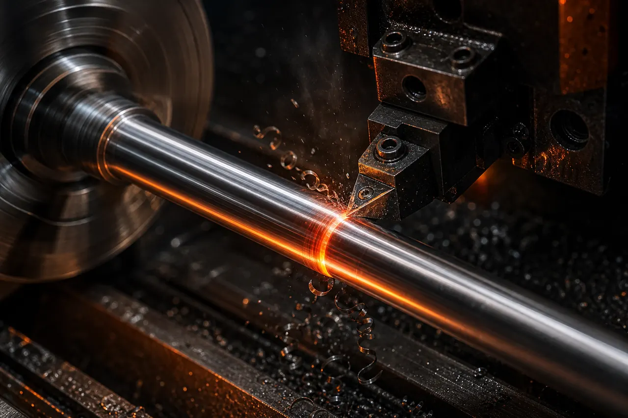 Turning shaft manufacturing step