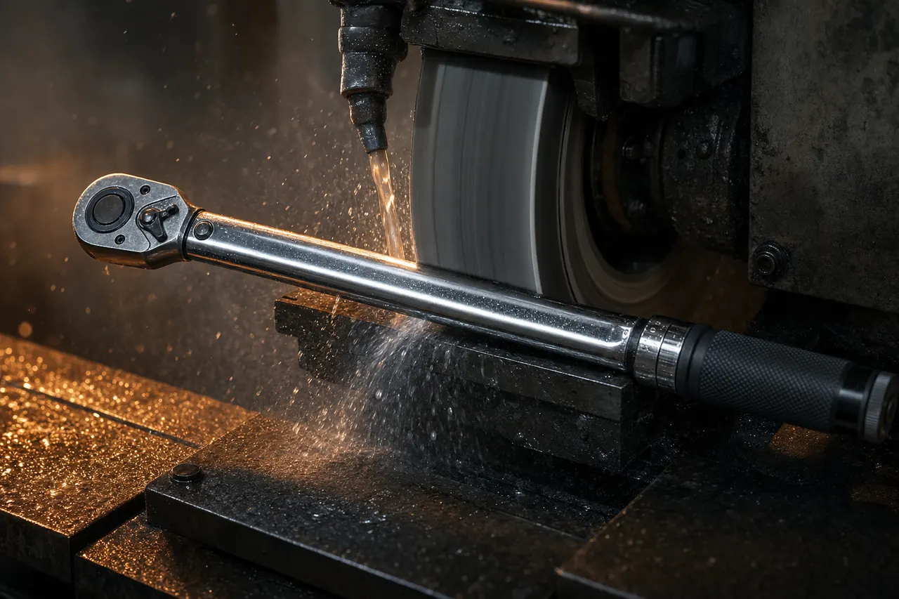 Water grinding manufacturing step